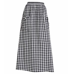 ASOS Plaid Gingham Maxi Skirt with Pockets